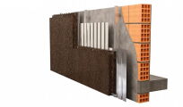 Expanderad korkisolering för fasader 30 × 500 × 1000 mm - 2