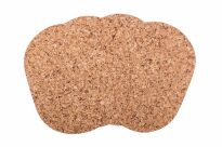 Korkunderlägg - Oval Liten 30/22cm dekor - set med 4 delar - 3